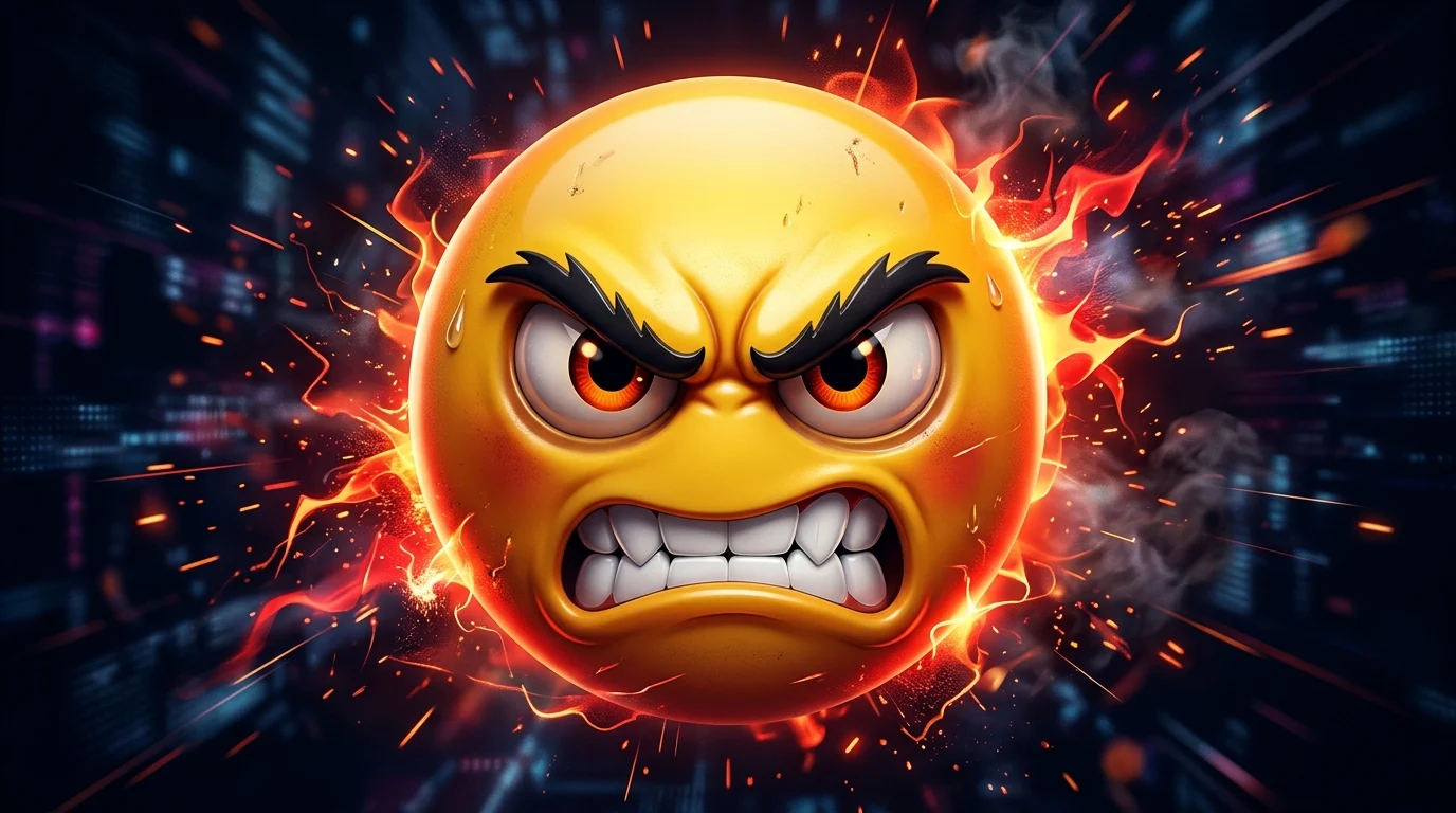Angry Emoji Face