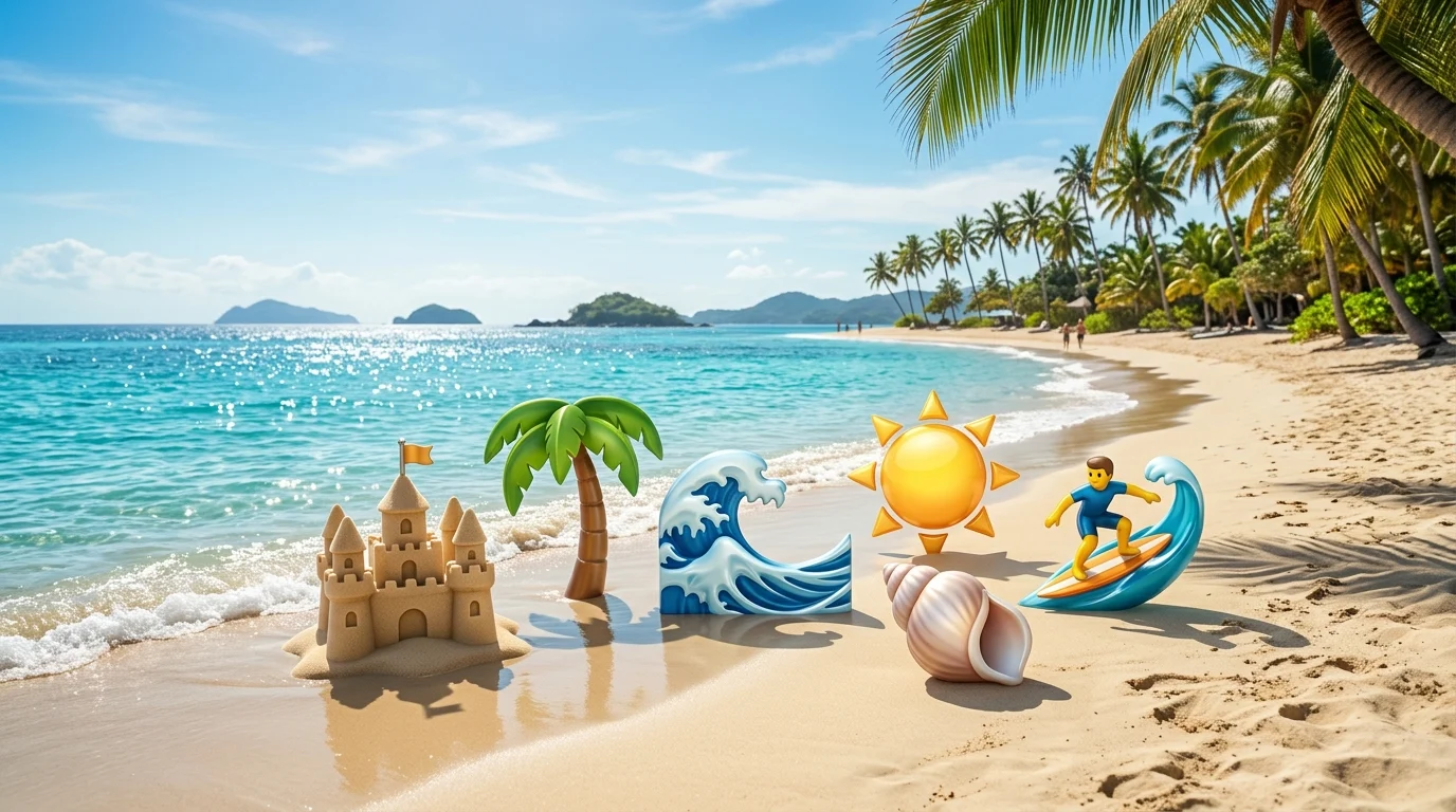 Beachy Emojis