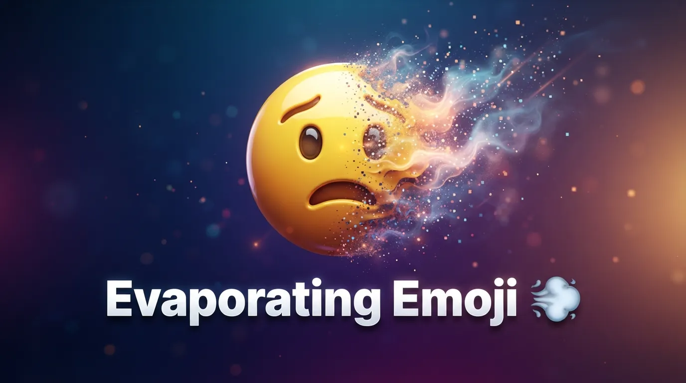 Evaporating Emoji