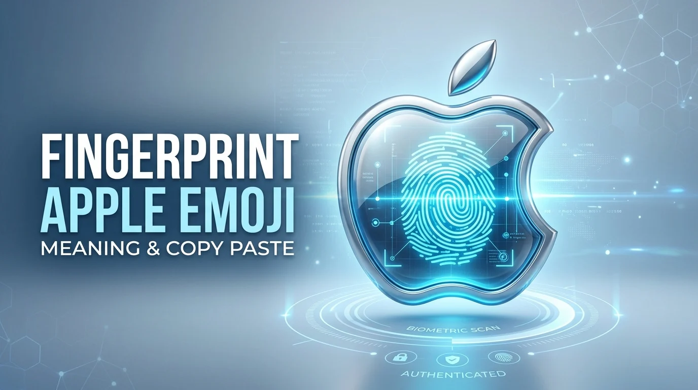 Fingerprint Apple Emoji