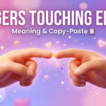 Fingers Touching Emoji
