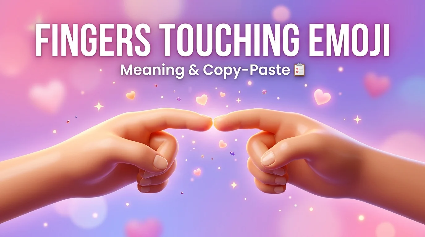 Fingers Touching Emoji