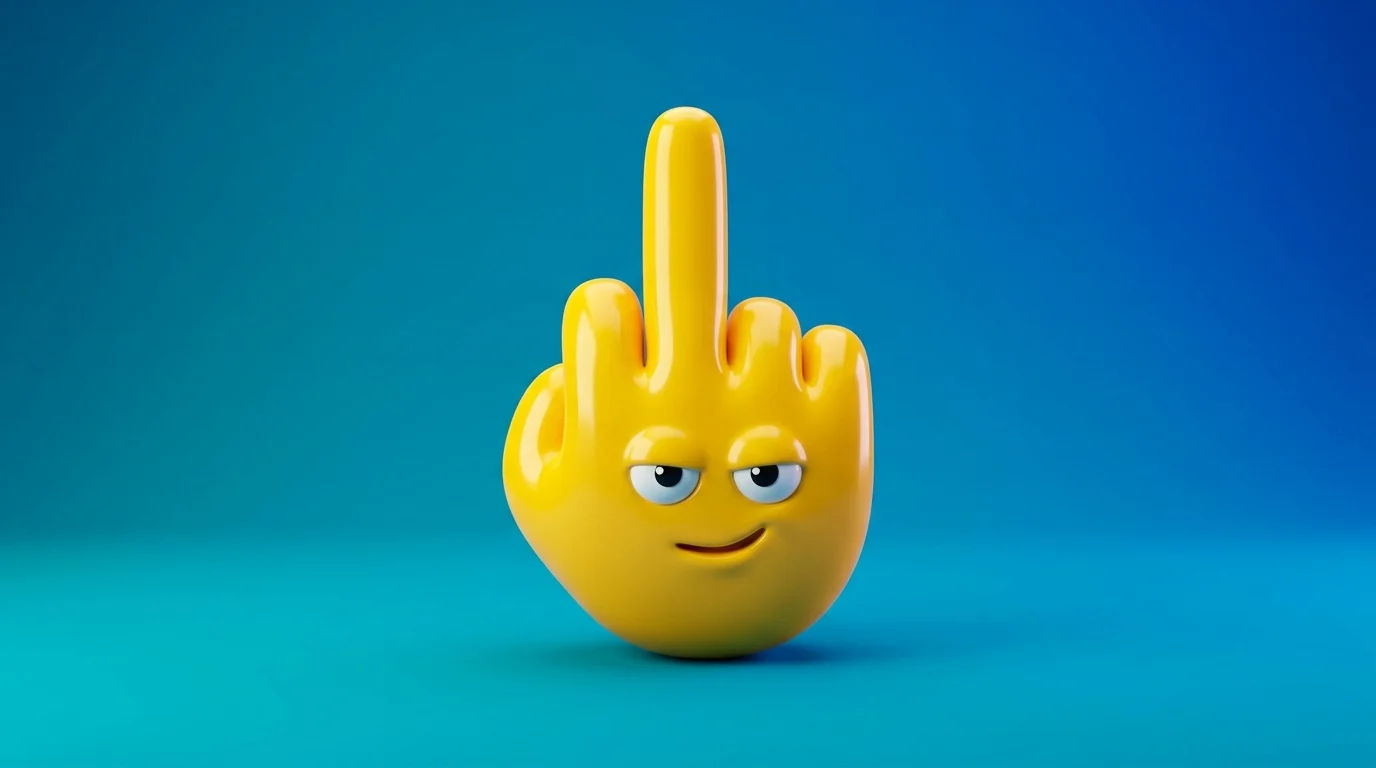 Flip Off Emoji