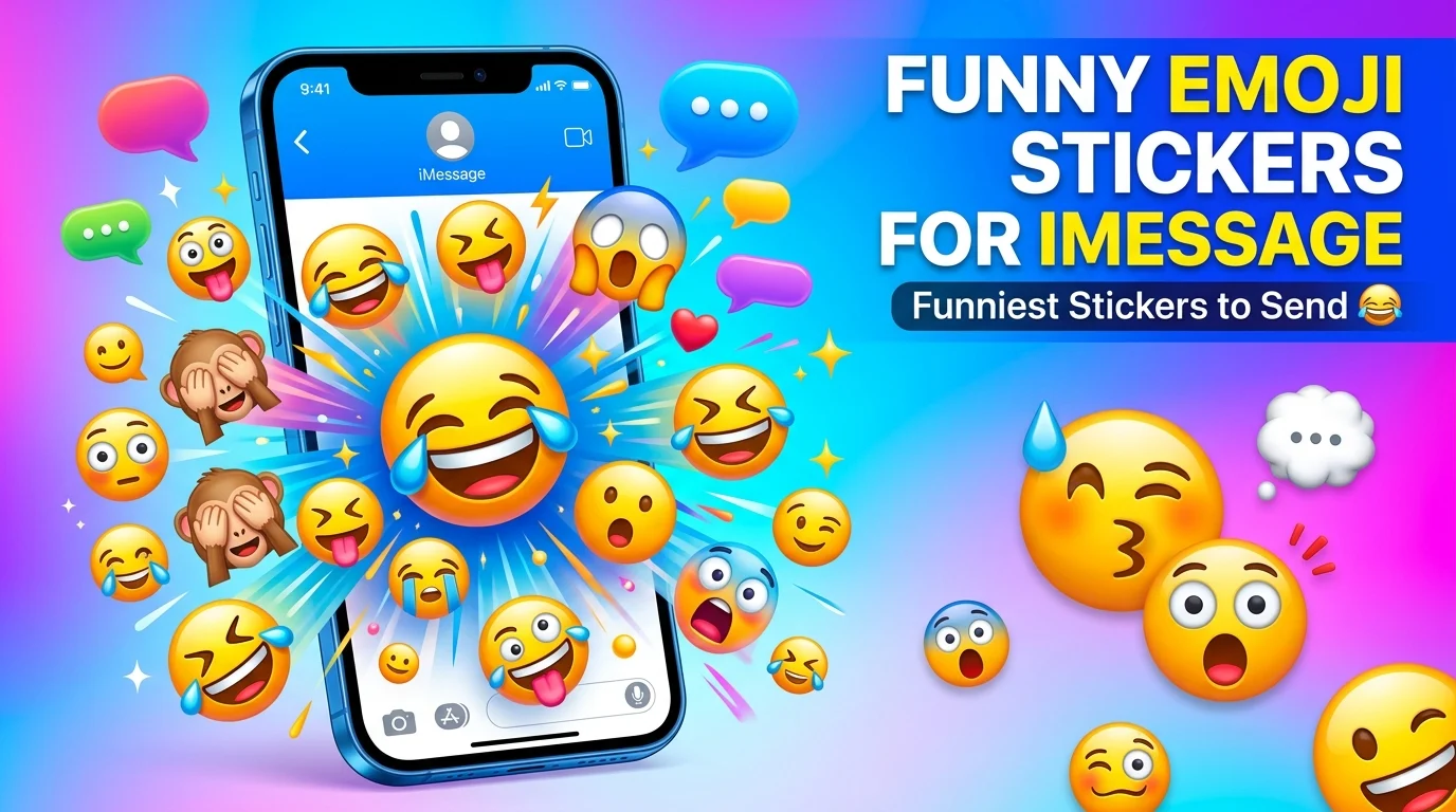 Funny Emoji Stickers for Message