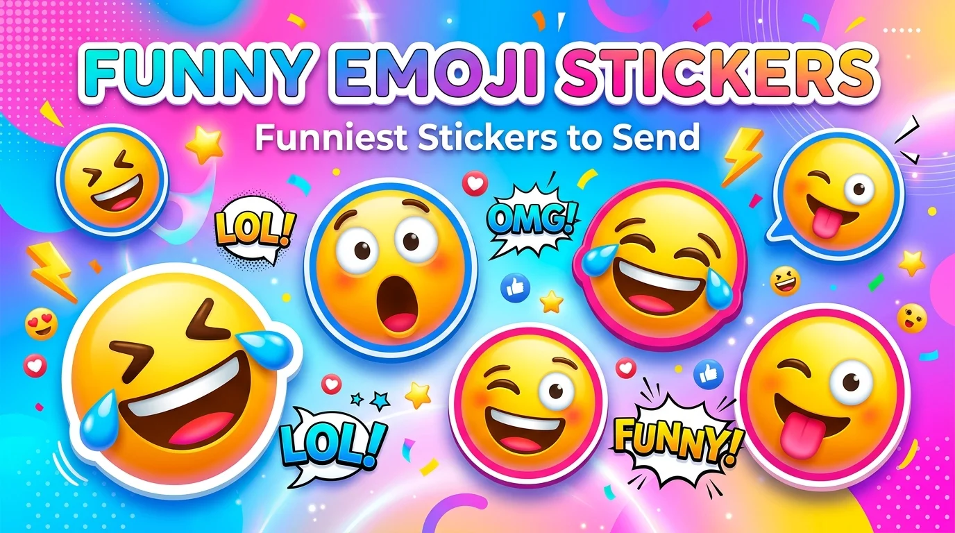 Funny Emoji Stickers